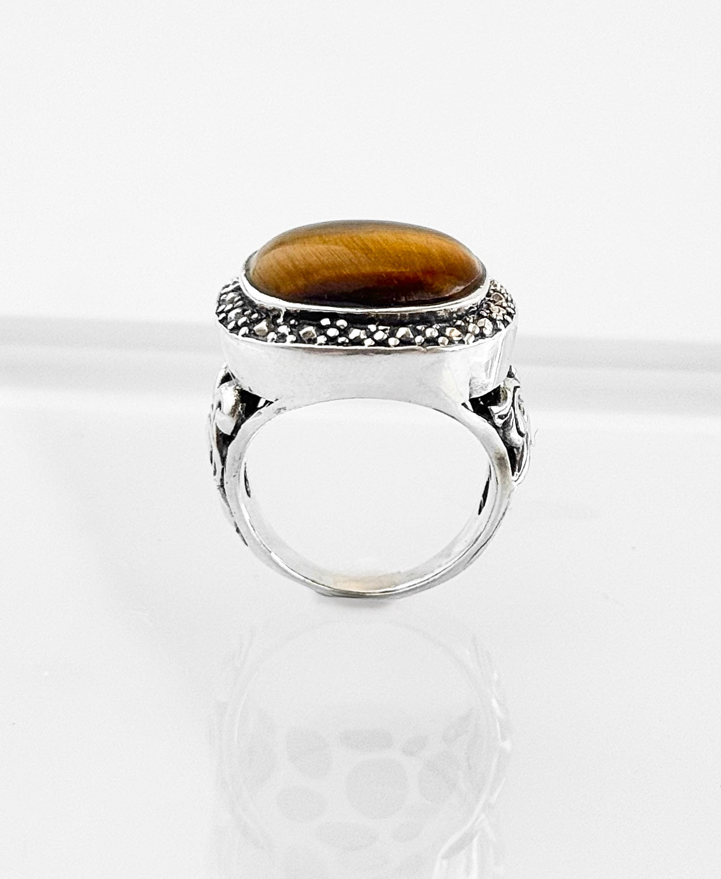 Legacy Tiger Eye Ring-230 Jewelry-Oriental Treasure-Coastal Bloom Boutique, find the trendiest versions of the popular styles and looks Located in Indialantic, FL