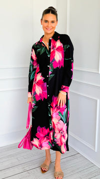 Island Bloom Midi Dress-200 Dresses/Jumpsuits/Rompers-JODIFL-Coastal Bloom Boutique, find the trendiest versions of the popular styles and looks Located in Indialantic, FL