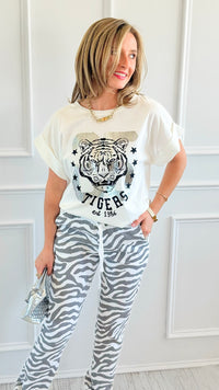 Wild Iconic Italian Graphic Tee-110 Short Sleeve Tops-FIRSTAGE-Coastal Bloom Boutique, find the trendiest versions of the popular styles and looks Located in Indialantic, FL