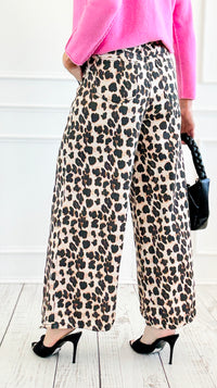 Spot On Cotton Drawstring Wide Leg Pants-170 Bottoms-DAVI & DANI-Coastal Bloom Boutique, find the trendiest versions of the popular styles and looks Located in Indialantic, FL
