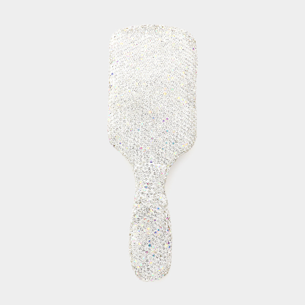 Glam CZ Hair Brush-NYW-Coastal Bloom Boutique, find the trendiest versions of the popular styles and looks Located in Indialantic, FL