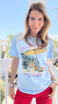 Beverly Hills Hotel T-Shirt-110 short Sleeve Top-FESTIVITEES-Coastal Bloom Boutique, find the trendiest versions of the popular styles and looks Located in Indialantic, FL