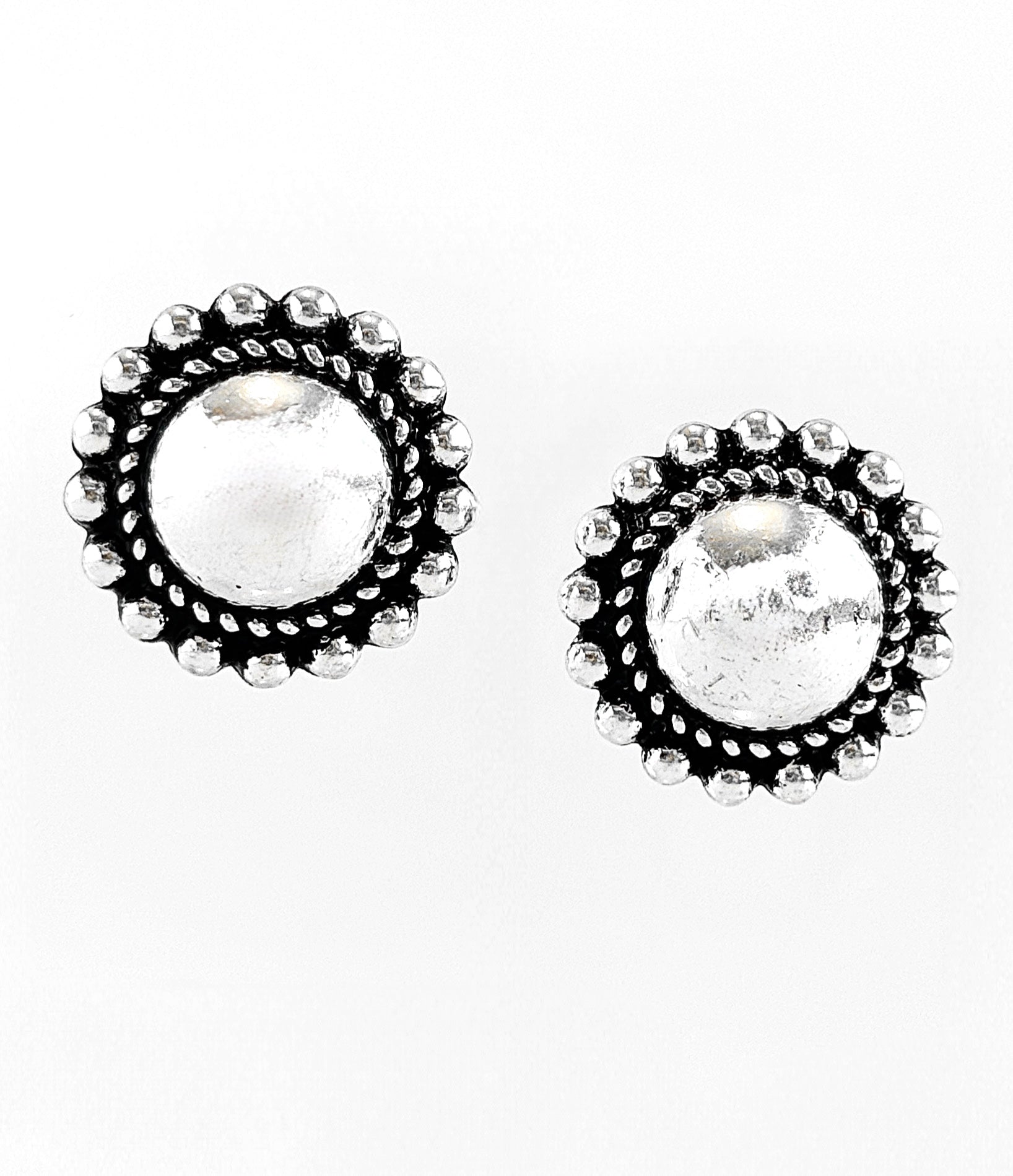 Vintage Glam Dome Stud Earring-230 Jewelry-Joia-Coastal Bloom Boutique, find the trendiest versions of the popular styles and looks Located in Indialantic, FL