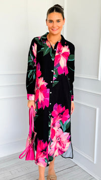 Island Bloom Midi Dress-200 Dresses/Jumpsuits/Rompers-JODIFL-Coastal Bloom Boutique, find the trendiest versions of the popular styles and looks Located in Indialantic, FL