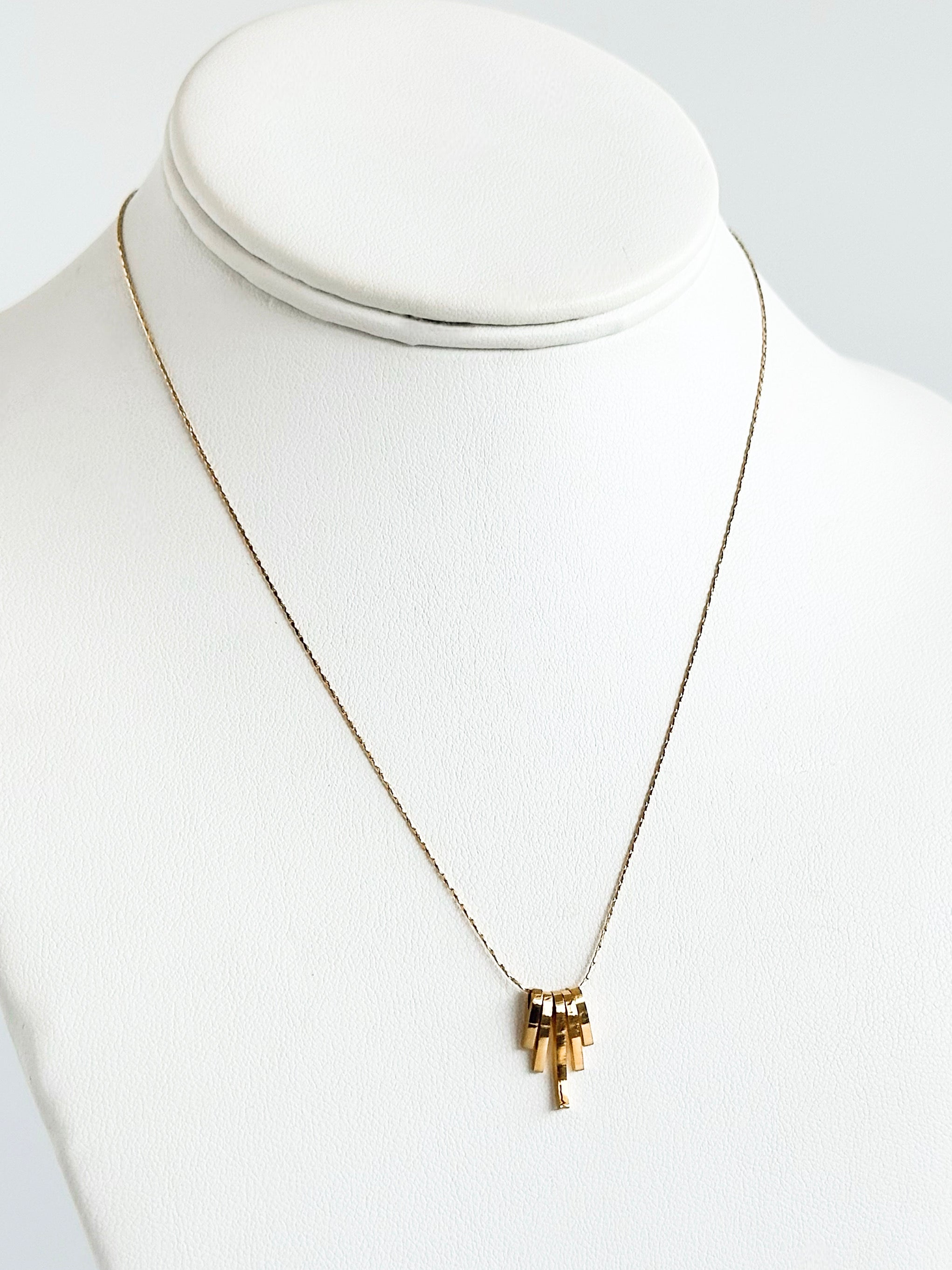 Cascading Charm Necklace-230 Jewelry-NYW-Coastal Bloom Boutique, find the trendiest versions of the popular styles and looks Located in Indialantic, FL