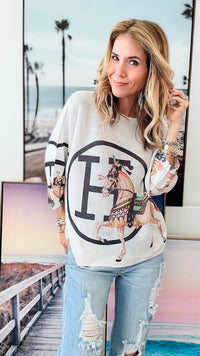 Shop The Hunt Italian St Tropez Knit Damage-140 Sweaters-Italianissimo-Coastal Bloom Boutique, find the trendiest versions of the popular styles and looks Located in Indialantic, FL