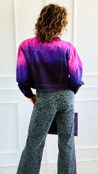 Urban Fade Button-Up Jacket-160 Jackets-JJ'S FAIRYLAND-Coastal Bloom Boutique, find the trendiest versions of the popular styles and looks Located in Indialantic, FL