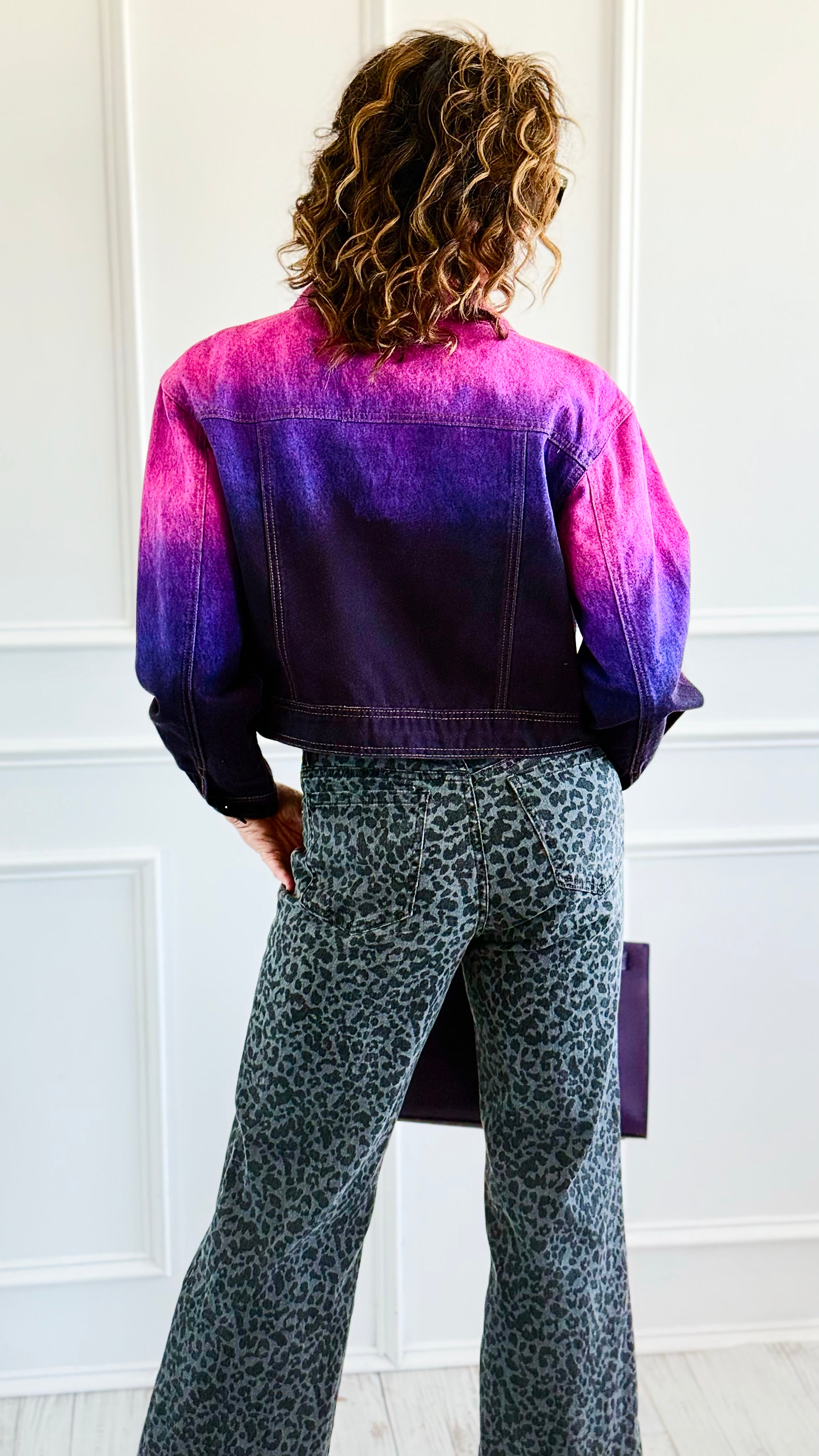 Urban Fade Button-Up Jacket-160 Jackets-JJ'S FAIRYLAND-Coastal Bloom Boutique, find the trendiest versions of the popular styles and looks Located in Indialantic, FL