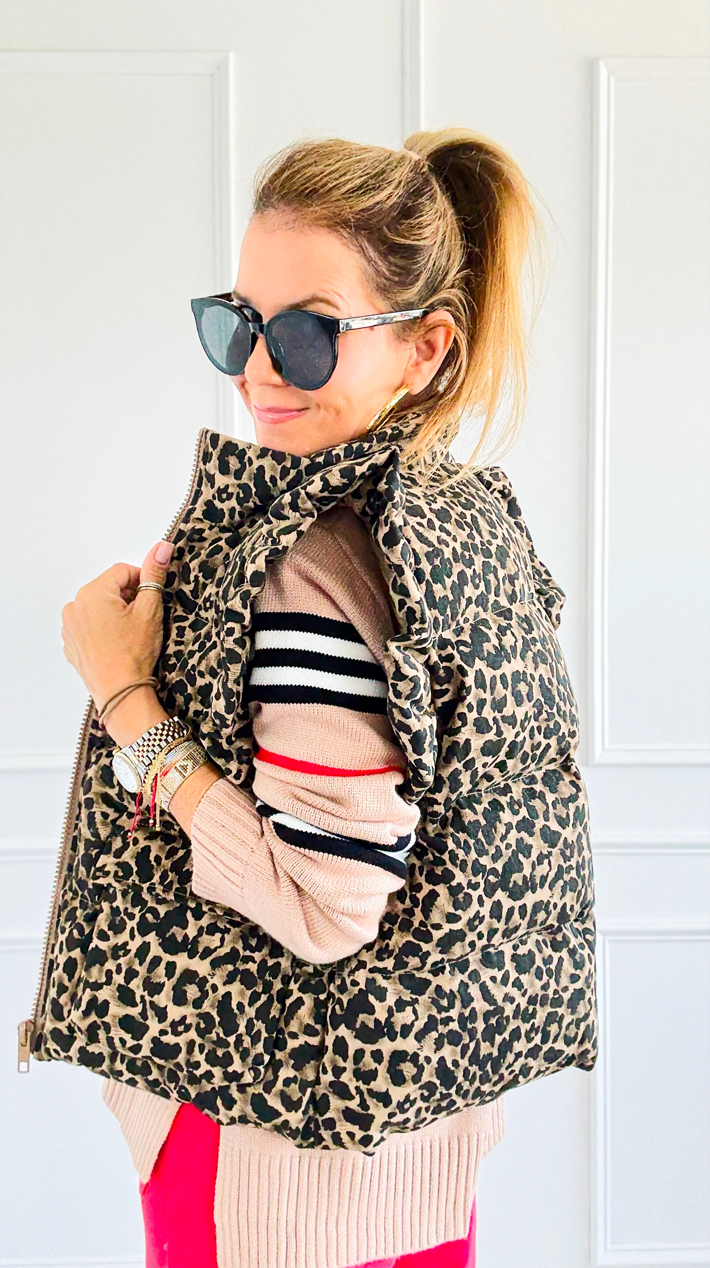 Le Puff Sauvage Vest-160 Jackets-JODIFL-Coastal Bloom Boutique, find the trendiest versions of the popular styles and looks Located in Indialantic, FL