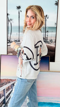 Shop The Hunt Italian St Tropez Knit Damage-140 Sweaters-Italianissimo-Coastal Bloom Boutique, find the trendiest versions of the popular styles and looks Located in Indialantic, FL