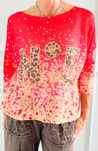 Untamed Number 5 Italian St Tropez Sweater- Tangerine-140 Sweaters-Italianissimo-Coastal Bloom Boutique, find the trendiest versions of the popular styles and looks Located in Indialantic, FL