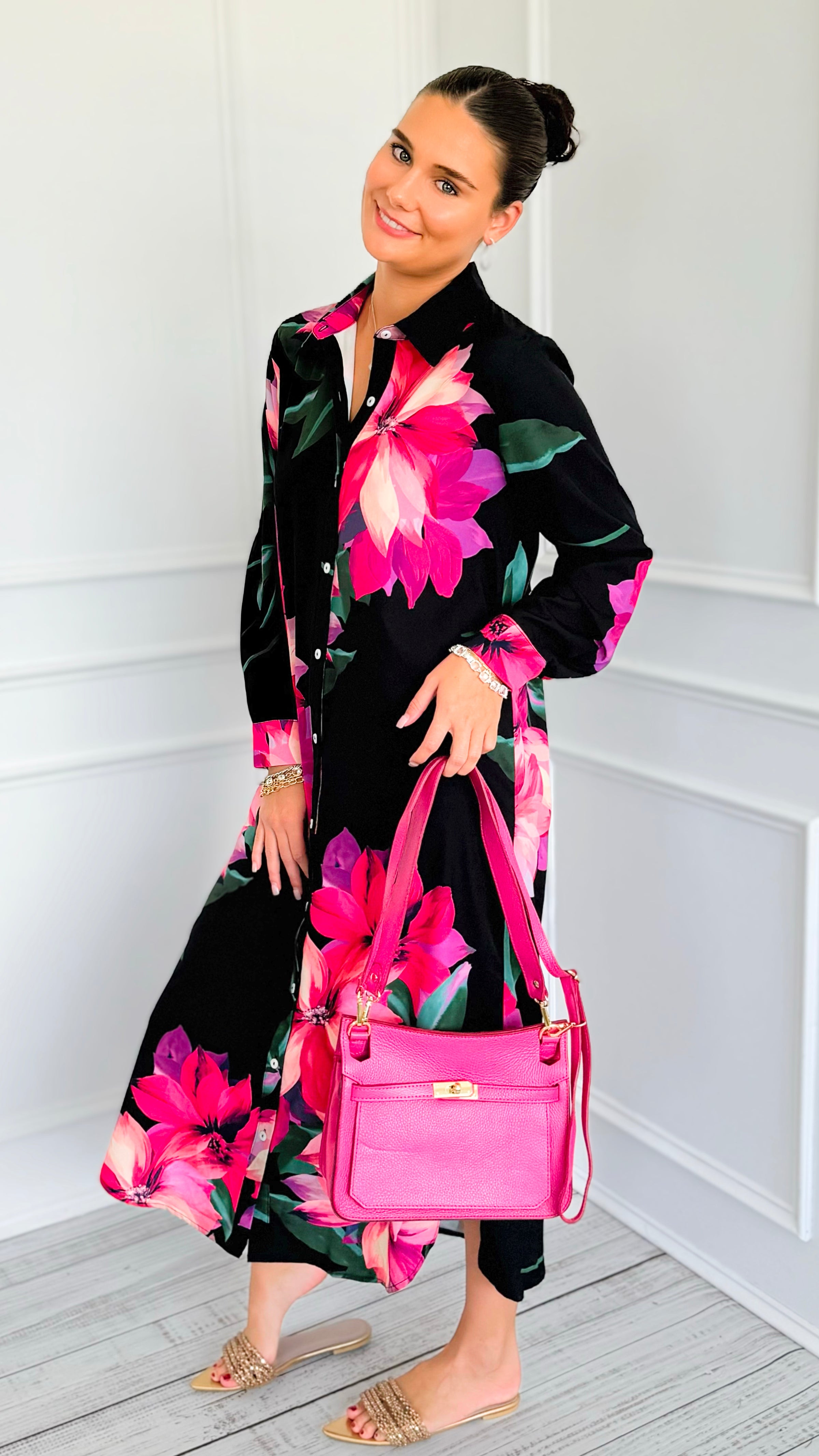 Island Bloom Midi Dress-200 Dresses/Jumpsuits/Rompers-JODIFL-Coastal Bloom Boutique, find the trendiest versions of the popular styles and looks Located in Indialantic, FL