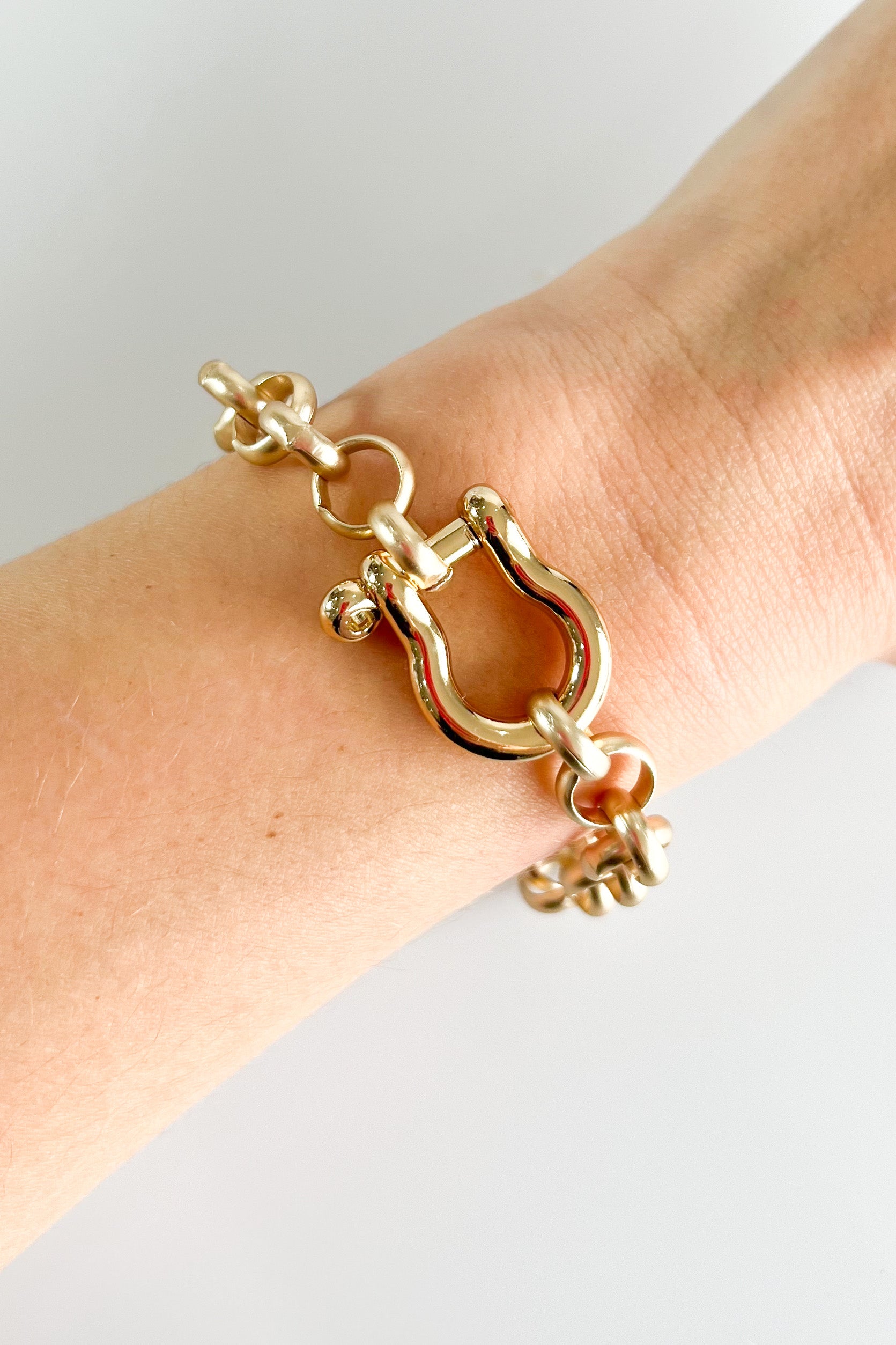PRE ORDER CB Custom Horsebit Rollo Bracelet-230 Jewelry-Holly-Coastal Bloom Boutique, find the trendiest versions of the popular styles and looks Located in Indialantic, FL