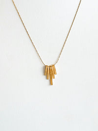 Cascading Charm Necklace-230 Jewelry-NYW-Coastal Bloom Boutique, find the trendiest versions of the popular styles and looks Located in Indialantic, FL