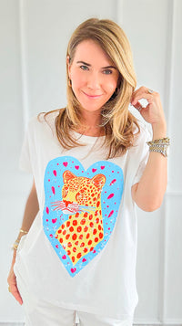 Love Me Wild Italian Graphic tee-110 Short Sleeve Tops-ZR ITALY-Coastal Bloom Boutique, find the trendiest versions of the popular styles and looks Located in Indialantic, FL