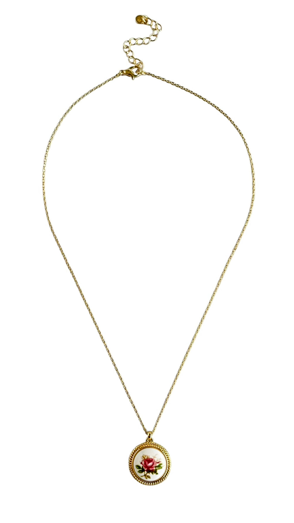 Vintage Bloom Pendant Necklace-230 Jewelry-GS JEWELRY-Coastal Bloom Boutique, find the trendiest versions of the popular styles and looks Located in Indialantic, FL