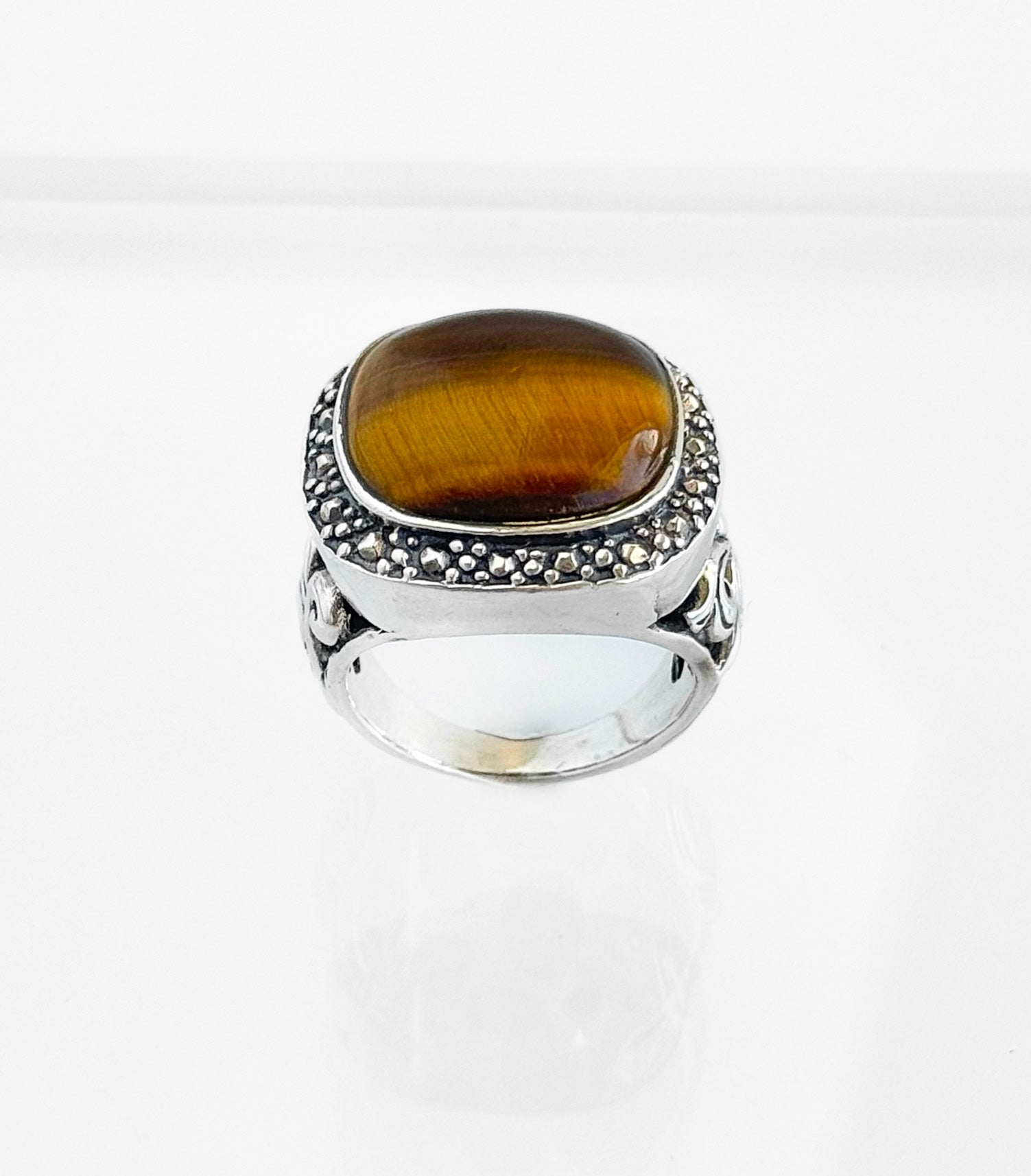 Legacy Tiger Eye Ring-230 Jewelry-Oriental Treasure-Coastal Bloom Boutique, find the trendiest versions of the popular styles and looks Located in Indialantic, FL