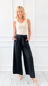 Evening Glow Flow Pant - Ash-170 Bottoms-DOE AND RAE-Coastal Bloom Boutique, find the trendiest versions of the popular styles and looks Located in Indialantic, FL