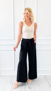 Evening Glow Flow Pant - Ash-170 Bottoms-DOE AND RAE-Coastal Bloom Boutique, find the trendiest versions of the popular styles and looks Located in Indialantic, FL