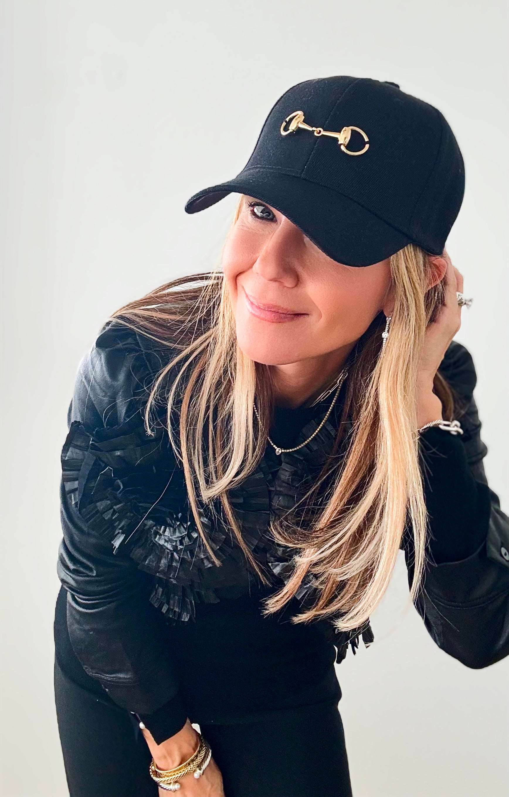 CB Custom Horsebit Baseball Cap-260 Other Accessories-Holly-Coastal Bloom Boutique, find the trendiest versions of the popular styles and looks Located in Indialantic, FL