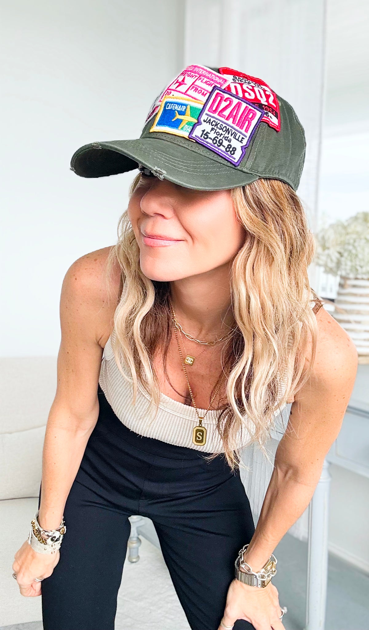 Passport Baseball Cap-Army Green-260 Other Accessories-CBALY-Coastal Bloom Boutique, find the trendiest versions of the popular styles and looks Located in Indialantic, FL