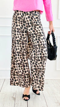 Spot On Cotton Drawstring Wide Leg Pants-170 Bottoms-DAVI & DANI-Coastal Bloom Boutique, find the trendiest versions of the popular styles and looks Located in Indialantic, FL