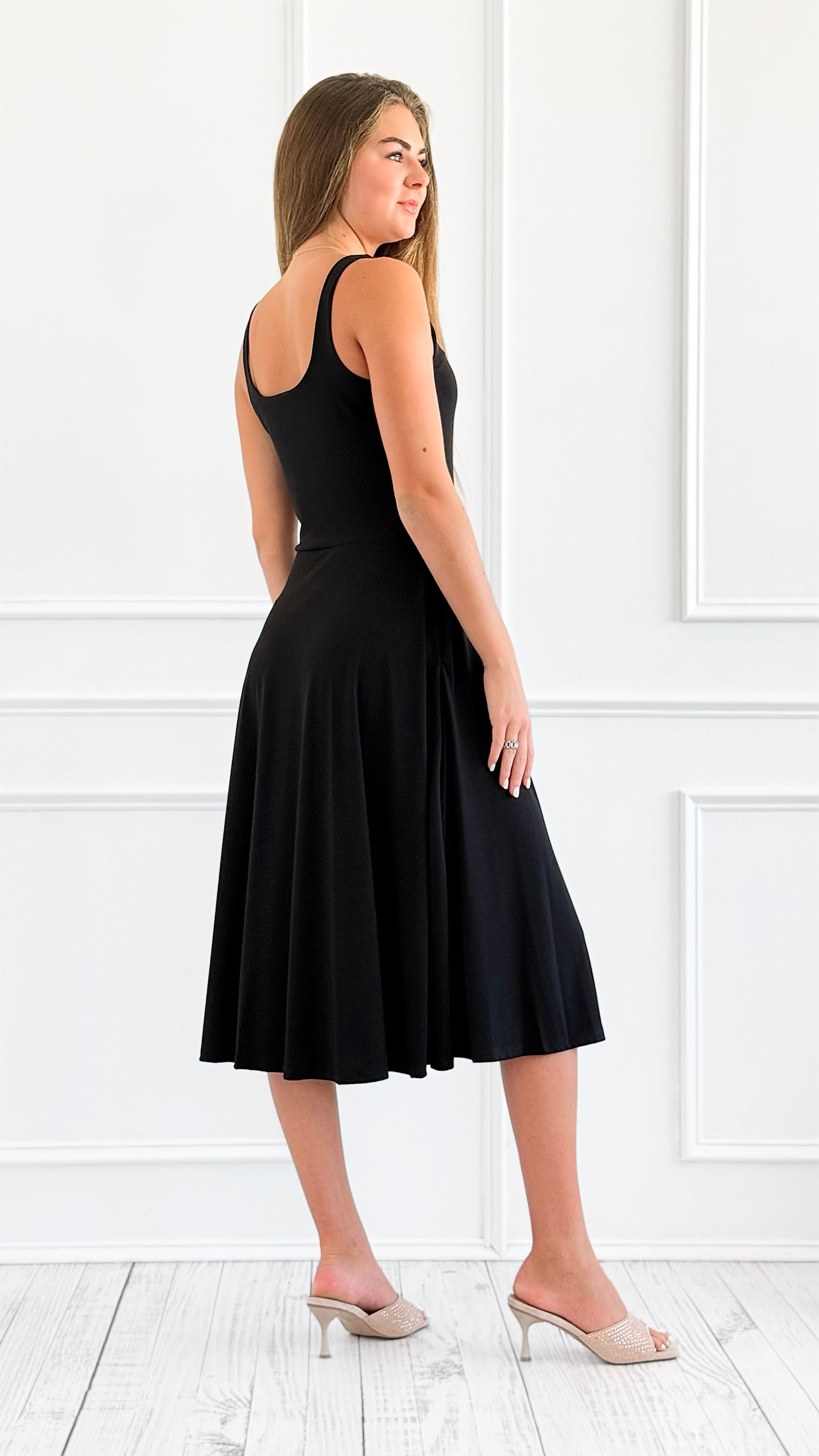 Twirl About Square Neck Dress-200 Dresses/Jumpsuits/Rompers-Ariella-Coastal Bloom Boutique, find the trendiest versions of the popular styles and looks Located in Indialantic, FL
