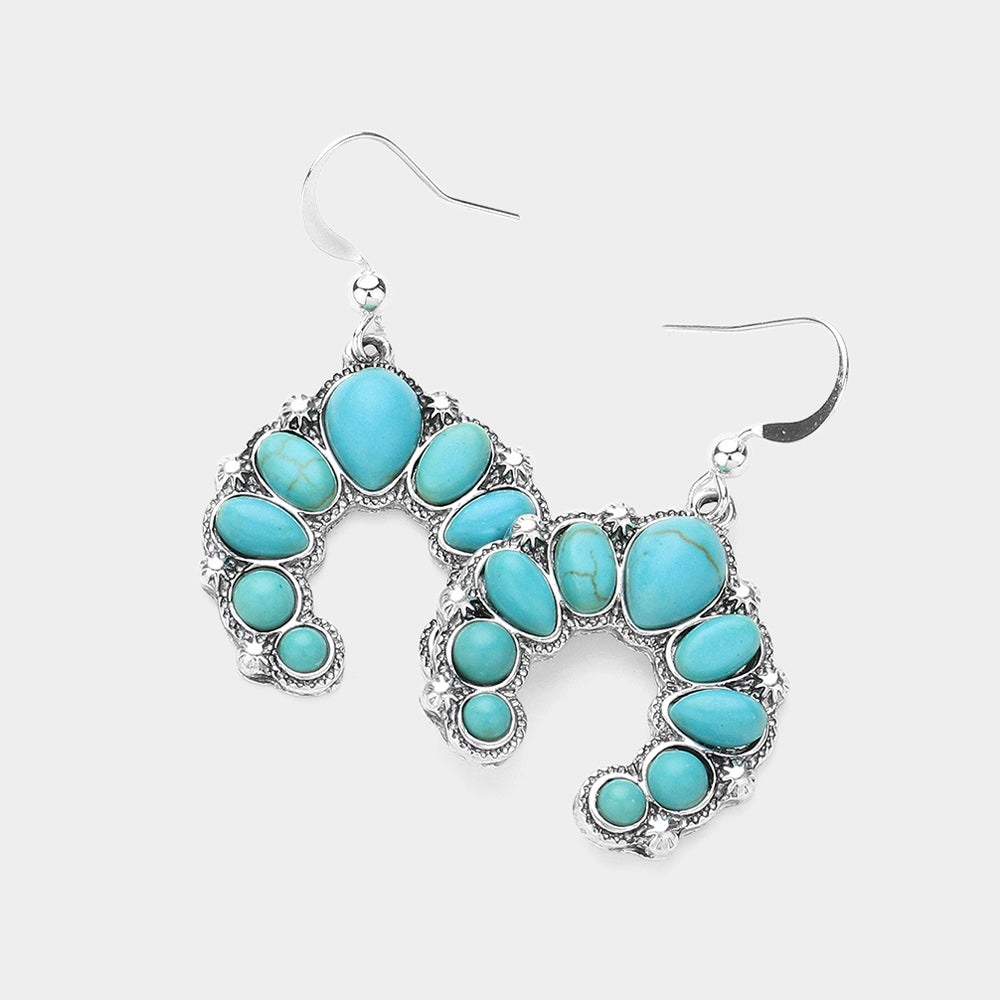 Desert Bloom Drop Earrings-230 Jewelry-NYW-Coastal Bloom Boutique, find the trendiest versions of the popular styles and looks Located in Indialantic, FL