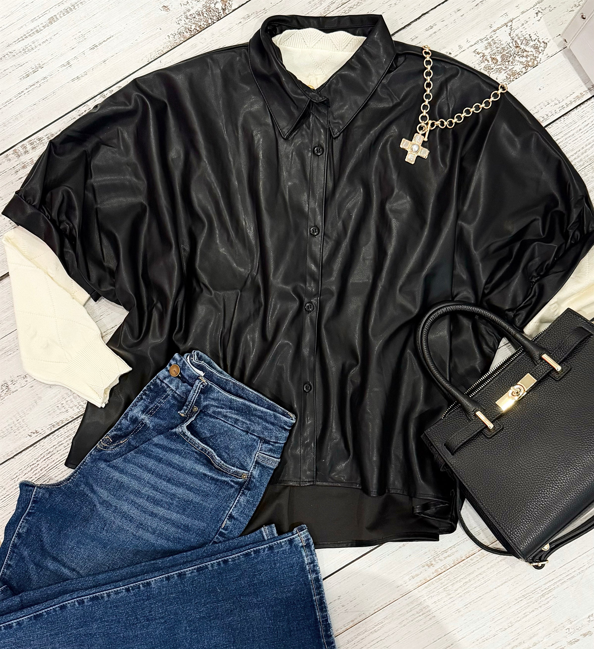 Late Night Luxe Hi-Lo Top-110 short Sleeve Top-spin usa-Coastal Bloom Boutique, find the trendiest versions of the popular styles and looks Located in Indialantic, FL