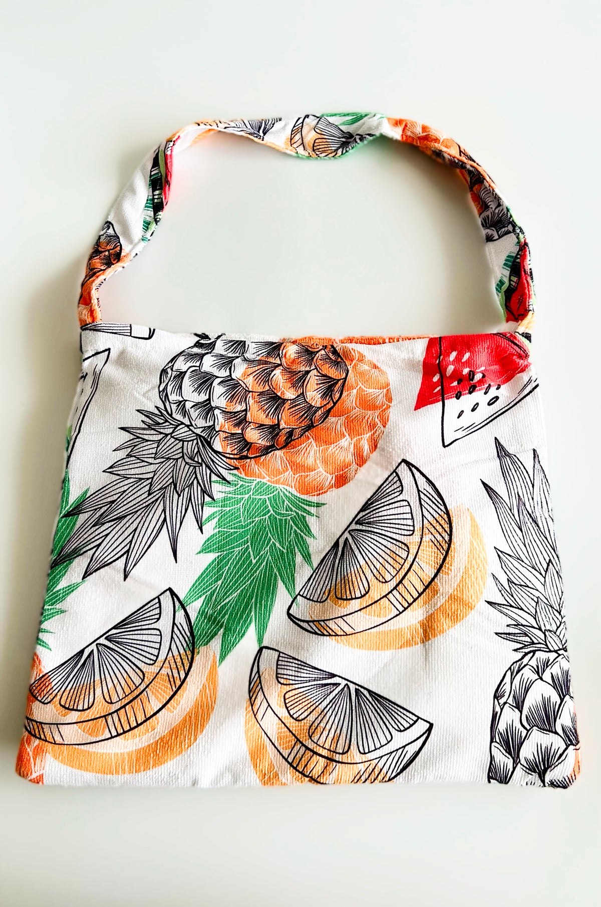 Fruits Print Towel and Tote Bag-240 Bags-Wona Trading/AppleJuice Accessories by Glamoure-Coastal Bloom Boutique, find the trendiest versions of the popular styles and looks Located in Indialantic, FL