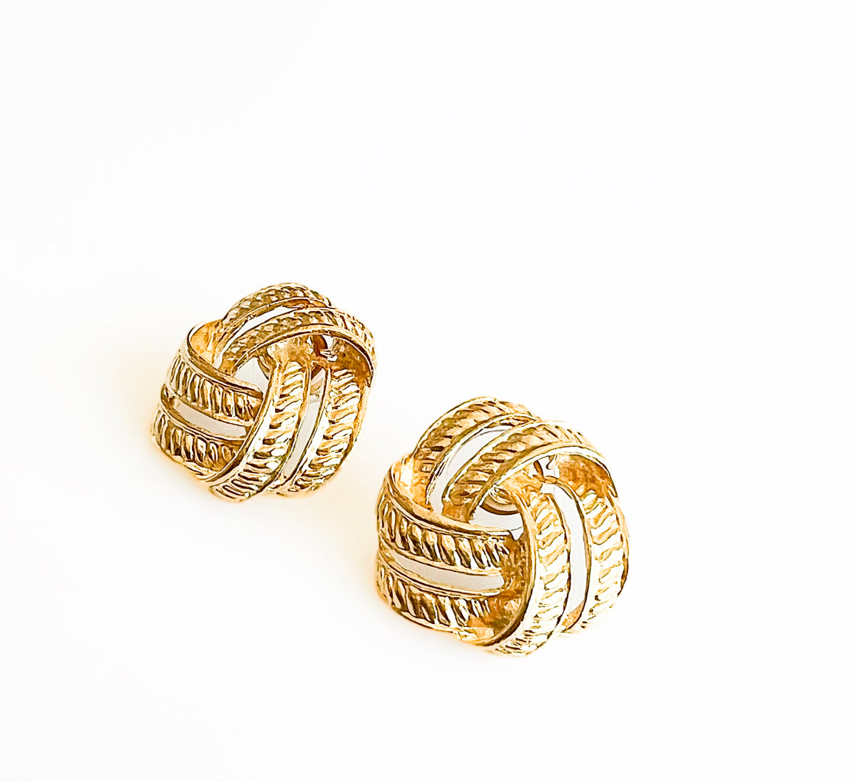 Gold Pierced Earrings - Susan Shaw-230 Jewelry-SUSAN SHAW-Coastal Bloom Boutique, find the trendiest versions of the popular styles and looks Located in Indialantic, FL