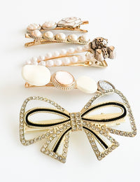 Pearl Fairy Hair Clip-White-260 Other Accessories-Darling-Coastal Bloom Boutique, find the trendiest versions of the popular styles and looks Located in Indialantic, FL