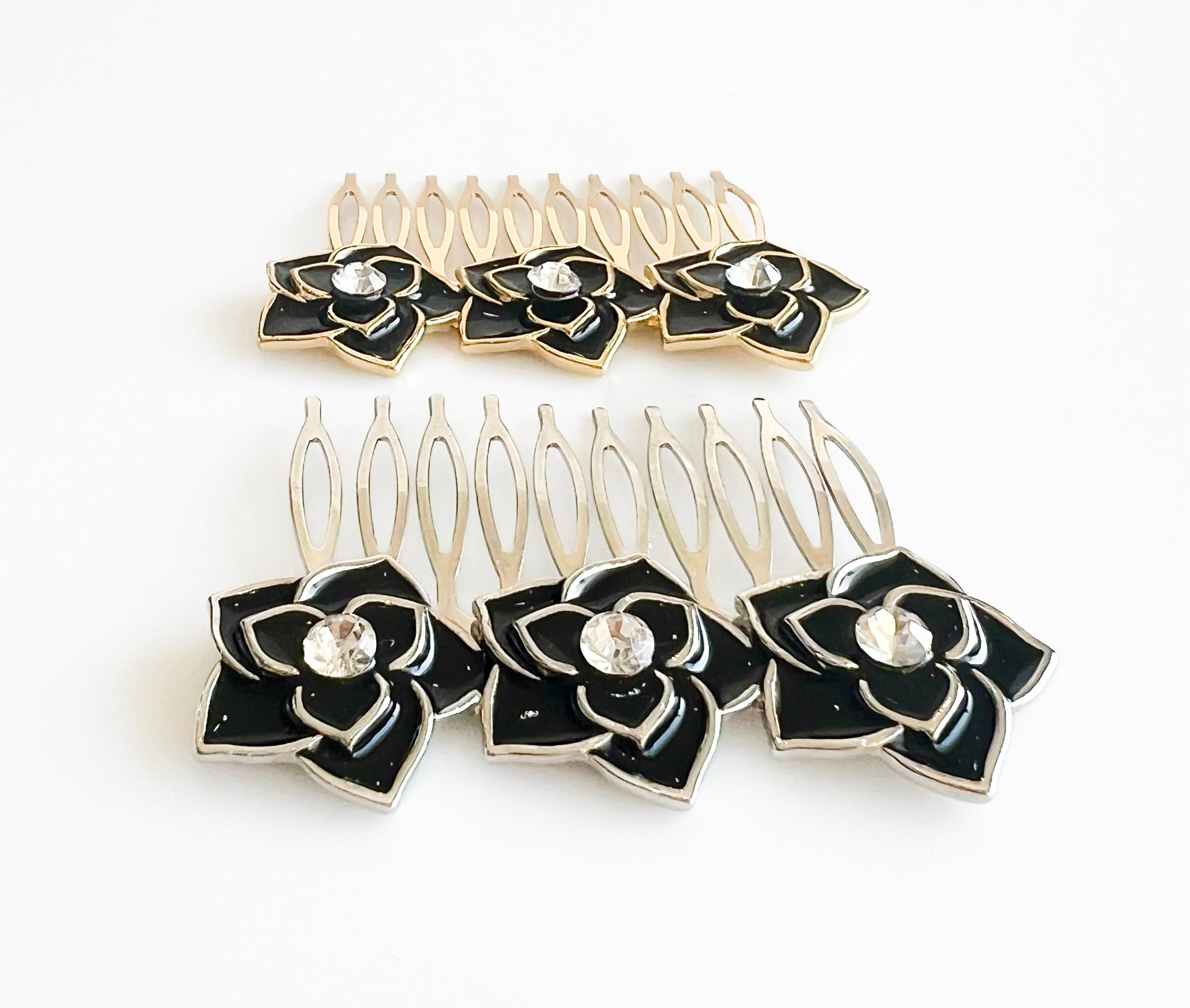 Flower Hair Comb-260 Other Accessories-US Jewelry House-Coastal Bloom Boutique, find the trendiest versions of the popular styles and looks Located in Indialantic, FL