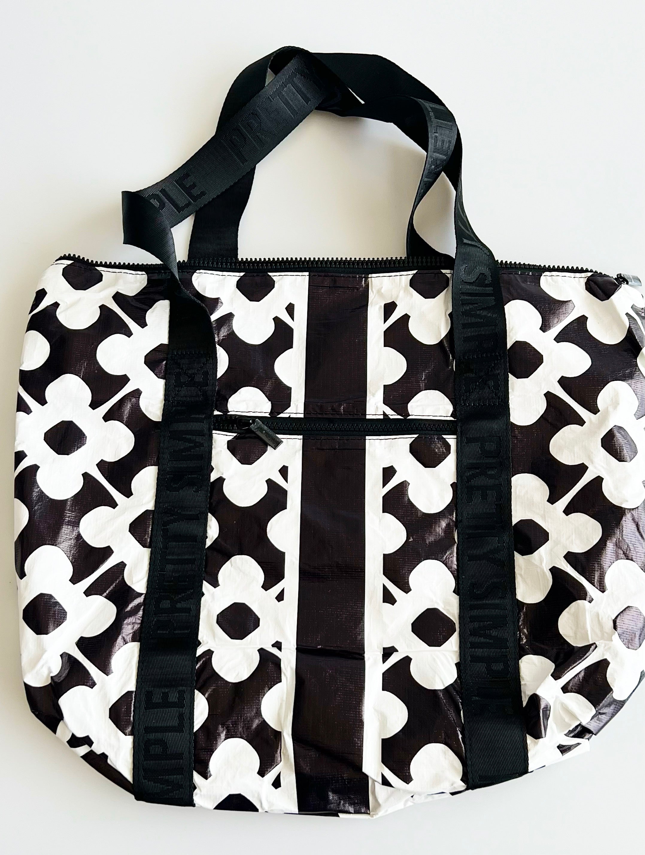 Beach Zipper Tote Bag-260 Other Accessories-pretty simple-Coastal Bloom Boutique, find the trendiest versions of the popular styles and looks Located in Indialantic, FL