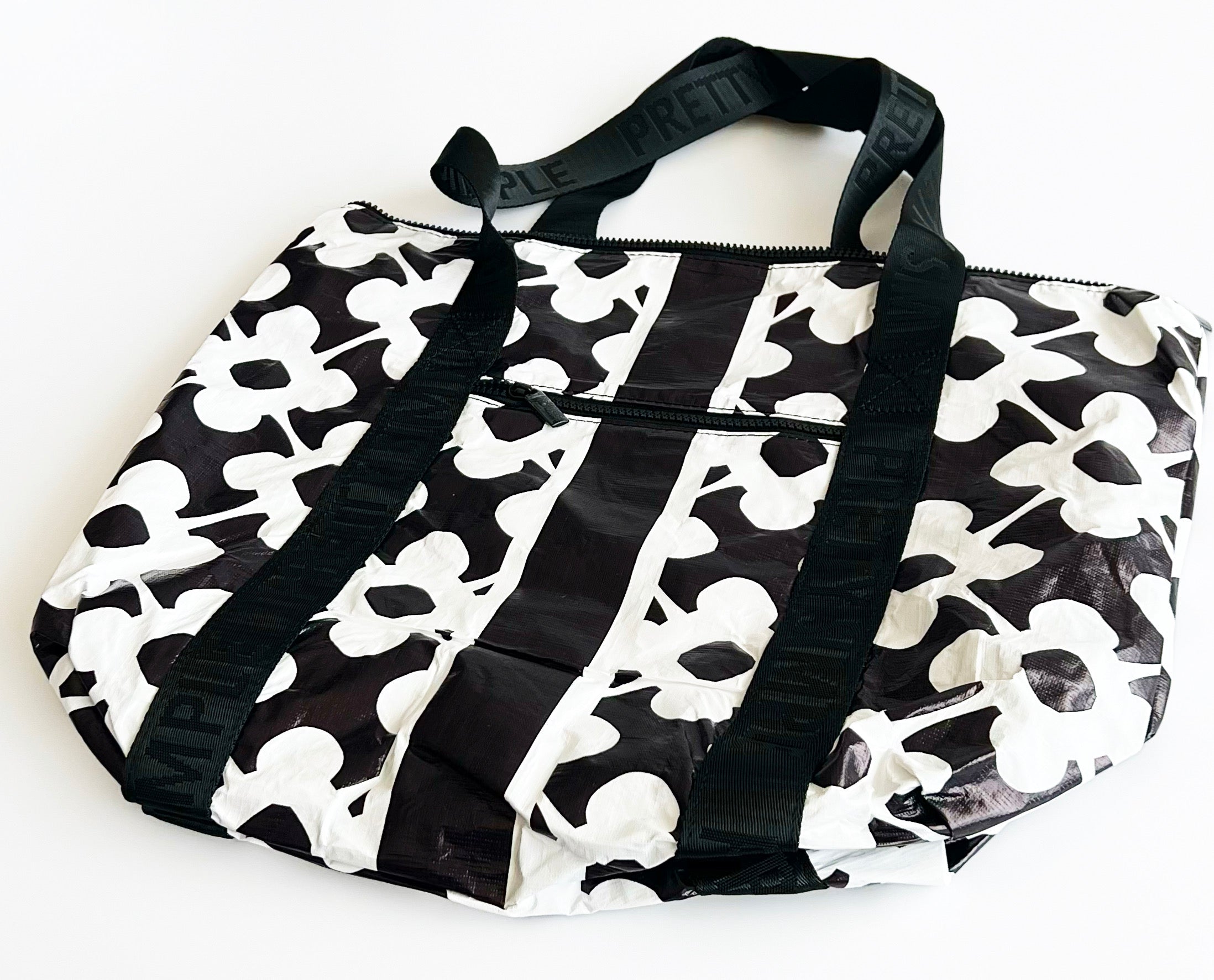 Beach Zipper Tote Bag-260 Other Accessories-pretty simple-Coastal Bloom Boutique, find the trendiest versions of the popular styles and looks Located in Indialantic, FL