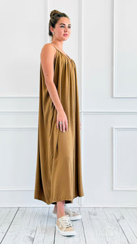Barefoot Bliss Jumpsuit - Tobacco-200 Dresses/Jumpsuits/Rompers-V6-Coastal Bloom Boutique, find the trendiest versions of the popular styles and looks Located in Indialantic, FL