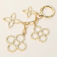 Lucky Bloom Charm Keychain-260 Other Accessories-NYW-Coastal Bloom Boutique, find the trendiest versions of the popular styles and looks Located in Indialantic, FL
