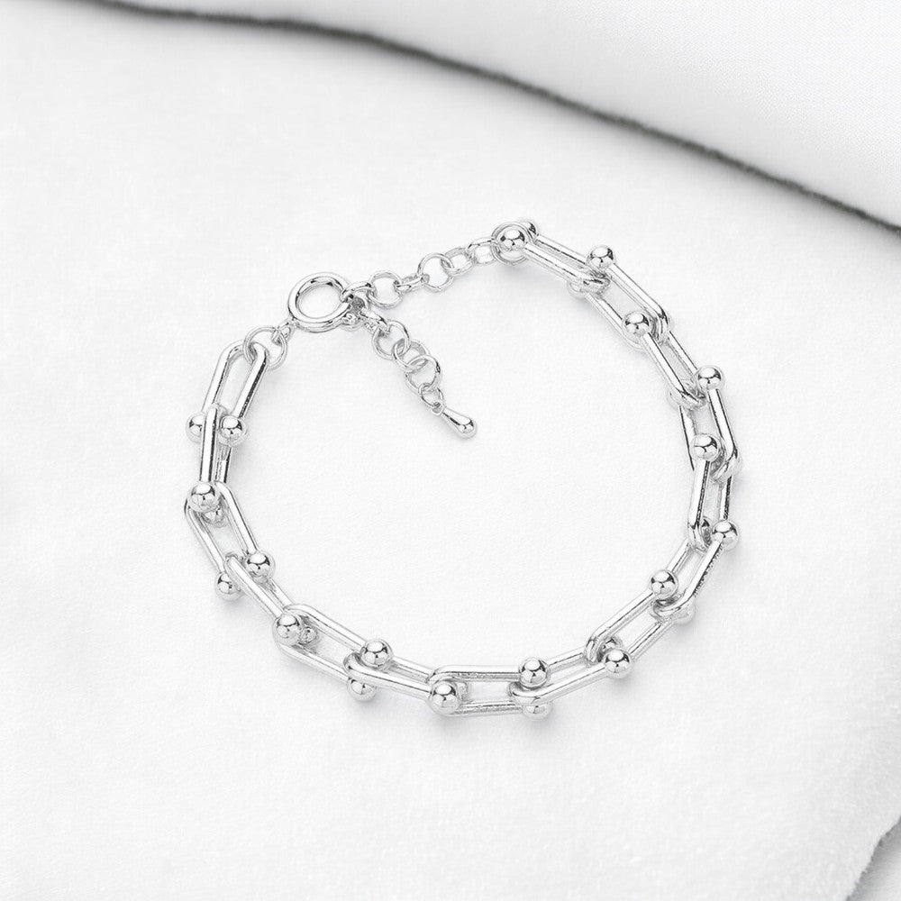 Horsebit Detail Bracelet-230 Jewelry-Wona Trading-Coastal Bloom Boutique, find the trendiest versions of the popular styles and looks Located in Indialantic, FL