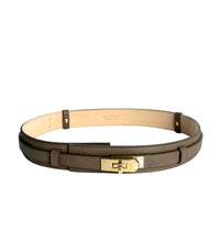 Heritage Lock Italian Leather Belt - THICK-110 Short Sleeve Tops-LE BORSETTE-Coastal Bloom Boutique, find the trendiest versions of the popular styles and looks Located in Indialantic, FL