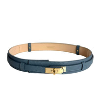 Heritage Lock Italian Leather Belt - THICK-110 Short Sleeve Tops-LE BORSETTE-Coastal Bloom Boutique, find the trendiest versions of the popular styles and looks Located in Indialantic, FL