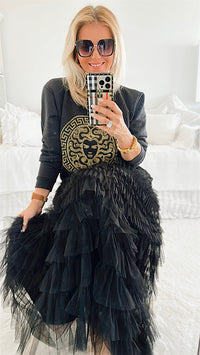 CB Custom Medusa Sweatshirt-130 Long Sleeve Tops-HOLLY / CB-Coastal Bloom Boutique, find the trendiest versions of the popular styles and looks Located in Indialantic, FL