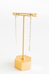 Sterling Silver CZ Pear Dangle Earring-230 Jewelry-NYC-Coastal Bloom Boutique, find the trendiest versions of the popular styles and looks Located in Indialantic, FL