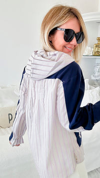 Love at First Sight Pinstripe Top-130 Long Sleeve Tops-Joh Apparel-Coastal Bloom Boutique, find the trendiest versions of the popular styles and looks Located in Indialantic, FL