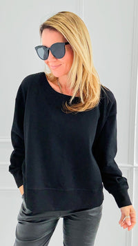 Knot Your Average Sweatshirt-110 Long Sleeve Tops-Fate BY LFD-Coastal Bloom Boutique, find the trendiest versions of the popular styles and looks Located in Indialantic, FL