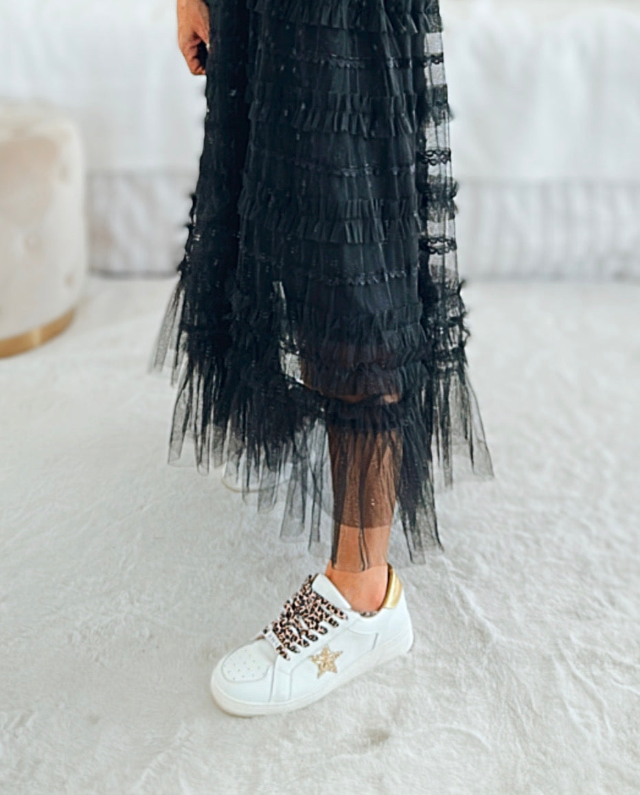 CB Wild Stars Lace Up Sneakers-250 Shoes-PMK Shoes-Coastal Bloom Boutique, find the trendiest versions of the popular styles and looks Located in Indialantic, FL