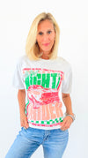 Midnight Racer Cotton Tee-110 short Sleeve Top-Sweet Claire-Coastal Bloom Boutique, find the trendiest versions of the popular styles and looks Located in Indialantic, FL