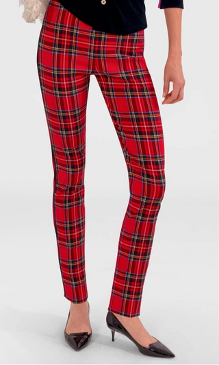 Tartan Traditions High-Rise Pant-170 Bottoms-Gretchen Scott-Coastal Bloom Boutique, find the trendiest versions of the popular styles and looks Located in Indialantic, FL