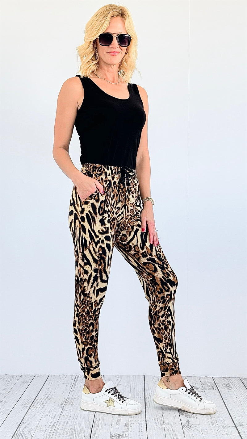 Savanna Luxe Joggers Pants-170 Bottoms-Love Poem-Coastal Bloom Boutique, find the trendiest versions of the popular styles and looks Located in Indialantic, FL