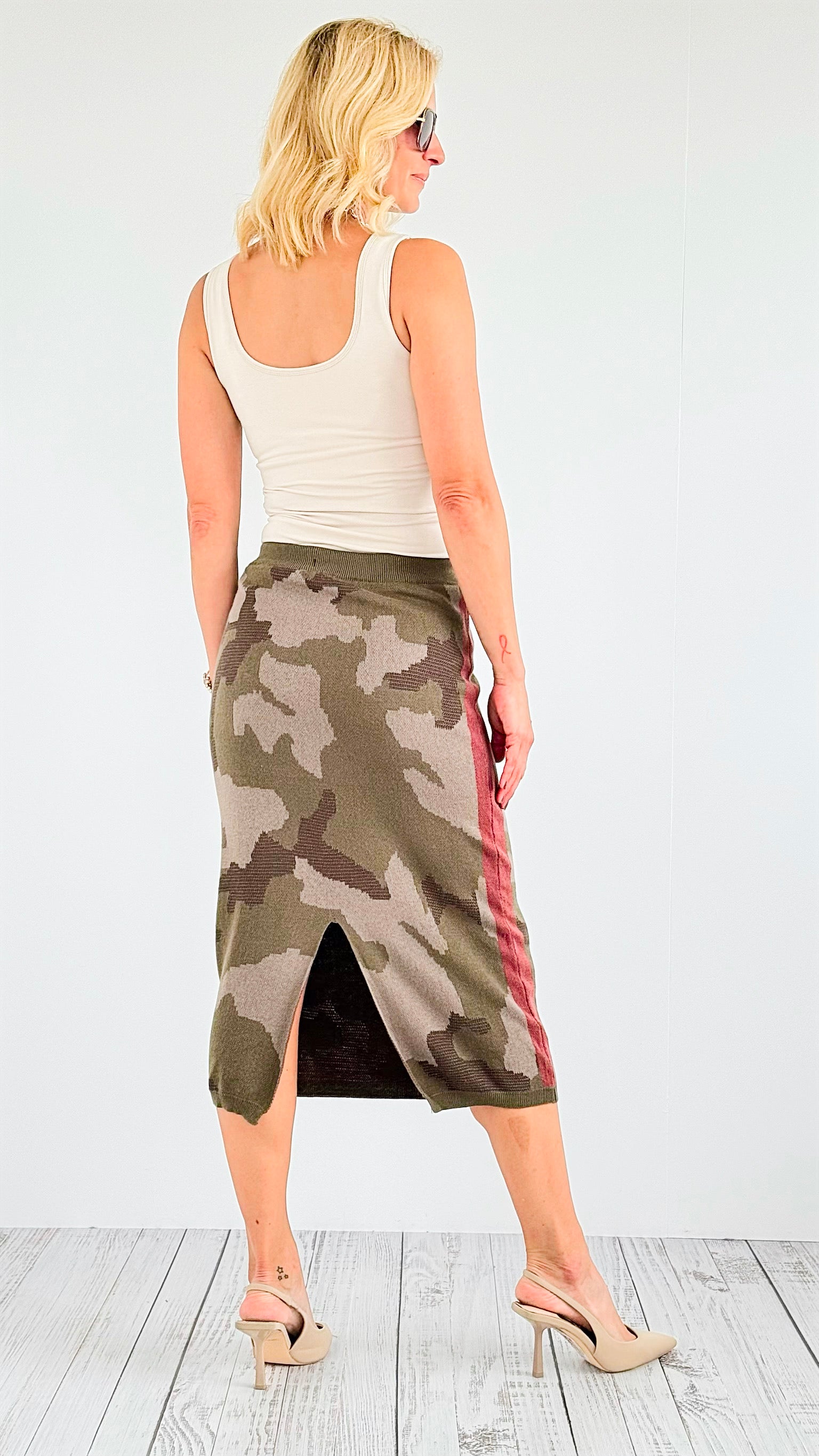 City Warrior Knit Skirt-170 Bottoms/Shorts-mystree-Coastal Bloom Boutique, find the trendiest versions of the popular styles and looks Located in Indialantic, FL