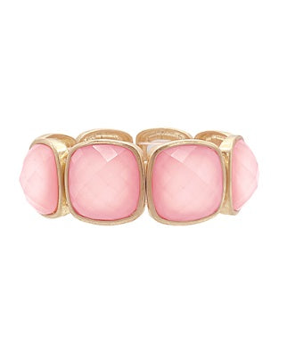 Frosted Glow Stretch Bracelet - Pink-230 Jewelry-GS JEWELRY-Coastal Bloom Boutique, find the trendiest versions of the popular styles and looks Located in Indialantic, FL